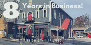 Celebrating 8 years in business, Happy 8th Anniversary